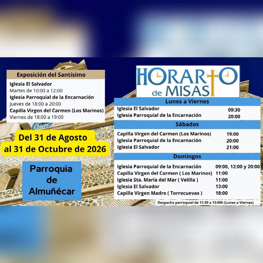 Horarios misas